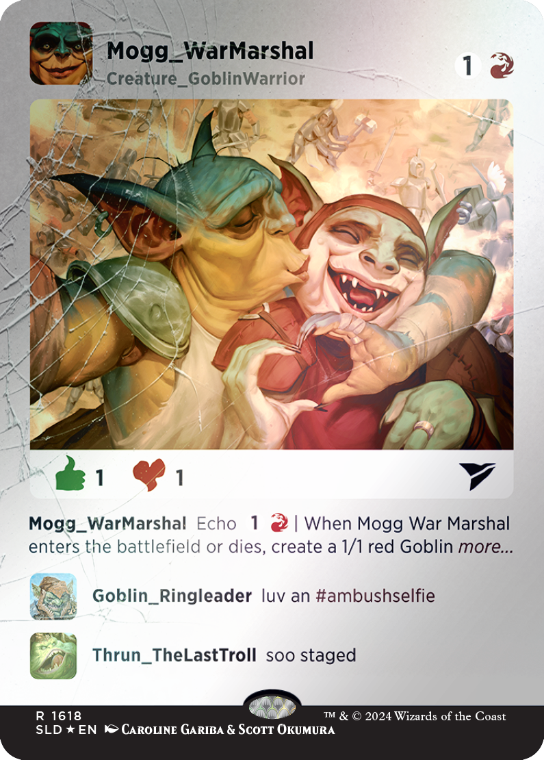 {R} Mogg War Marshal (Rainbow Foil) [Secret Lair Drop Series][RBF SLD 1618]