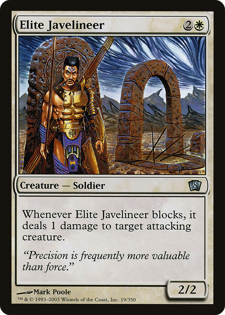 {C} Elite Javelineer [Eighth Edition][8ED 019]