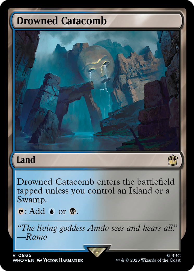 {R} Drowned Catacomb (Surge Foil) [Doctor Who][WHO 865]