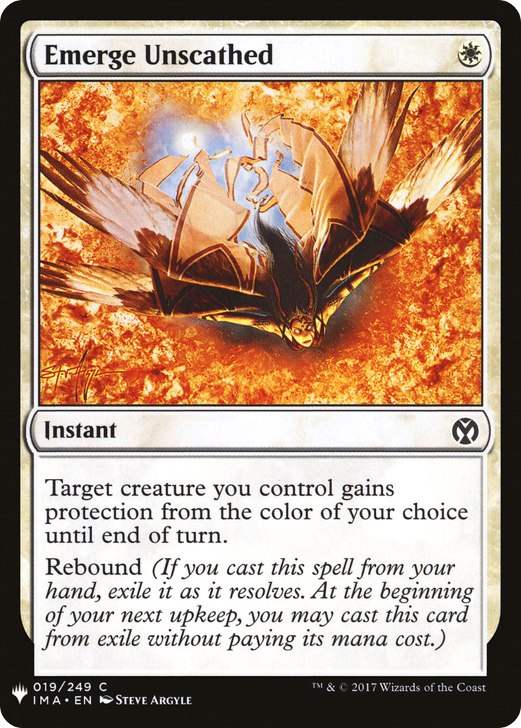 {C} Emerge Unscathed [Mystery Booster][LS IMA 019]