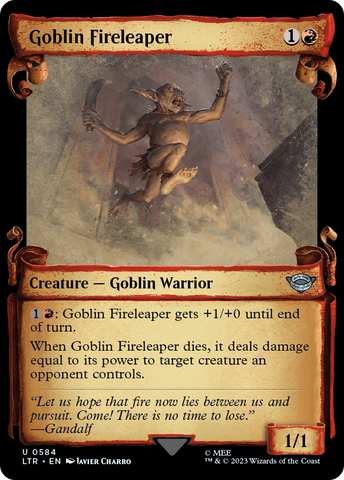 {C} Goblin Fireleaper [The Lord of the Rings: Tales of Middle-Earth Showcase Scrolls][LTR 584]