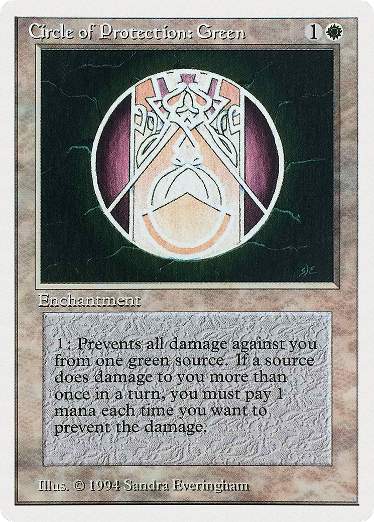 {C} Circle of Protection: Green [Summer Magic / Edgar][SUM 011]