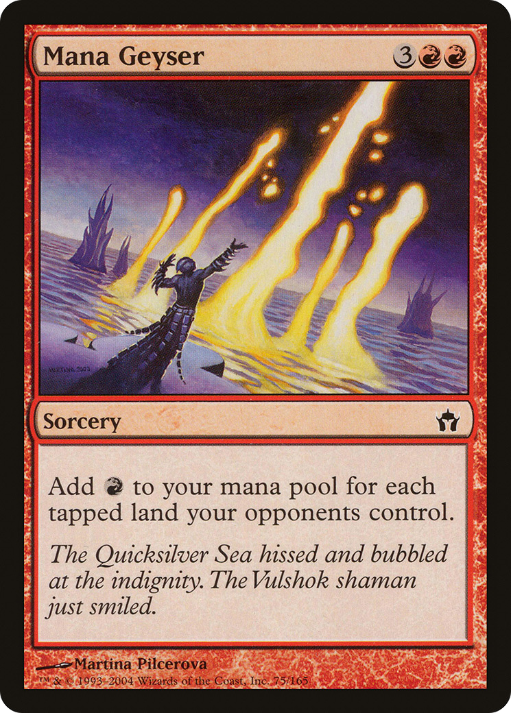 {C} Mana Geyser [Fifth Dawn][5DN 075]