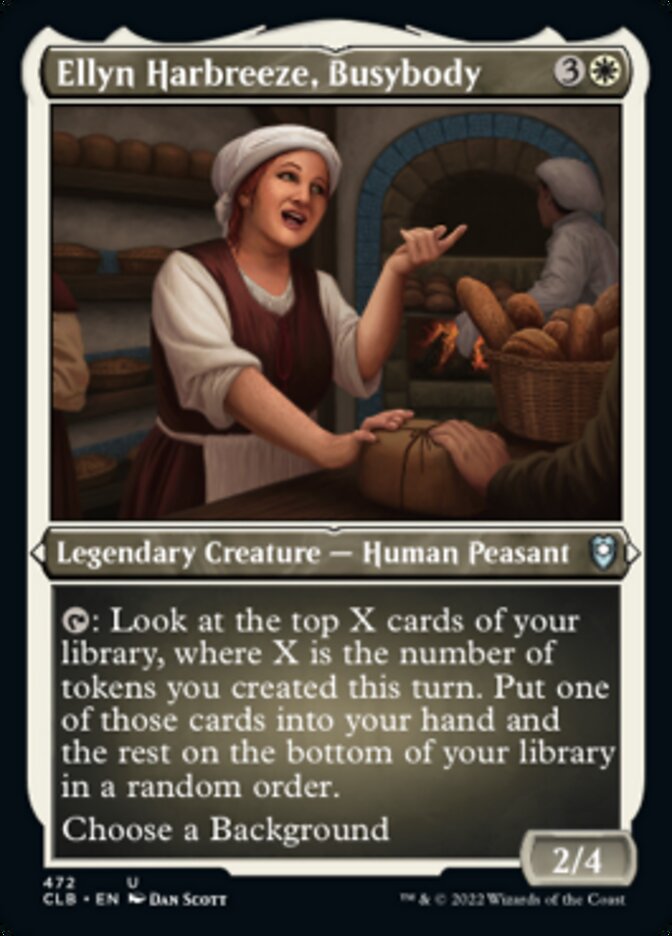 {C} Ellyn Harbreeze, Busybody (Foil Etched) [Commander Legends: Battle for Baldur's Gate][CLB 472]