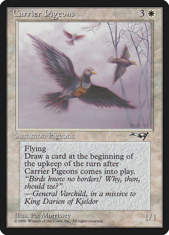 {C} Carrier Pigeons (Flying Art) [Alliances][ALL 1B]