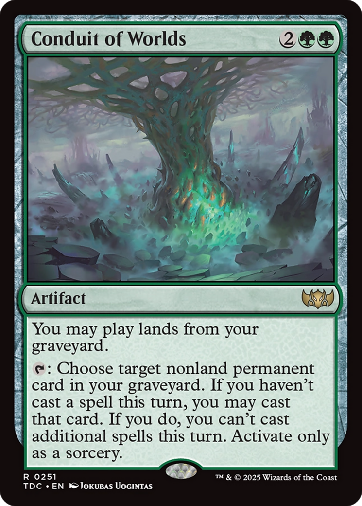 {R} Conduit of Worlds [Tarkir: Dragonstorm Commander][TDC 251]