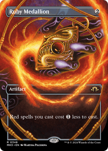 {R} Ruby Medallion (Borderless) [Modern Horizons 3][MH3 348]