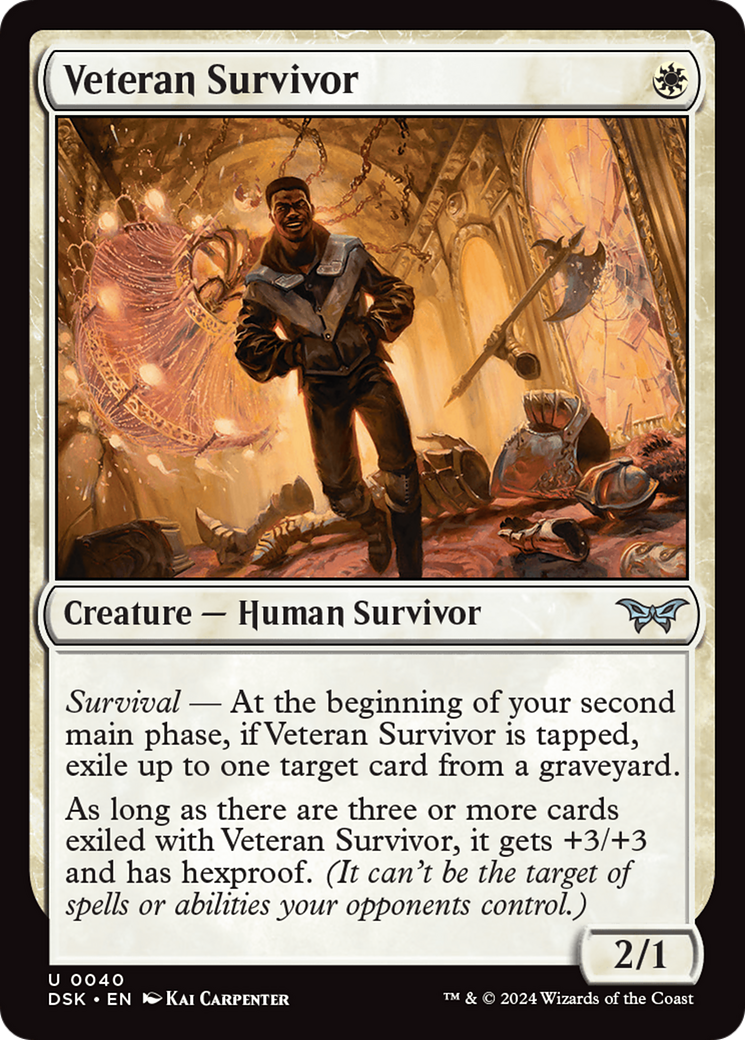 {@C} Veteran Survivor [Duskmourn: House of Horror][DSK 040]
