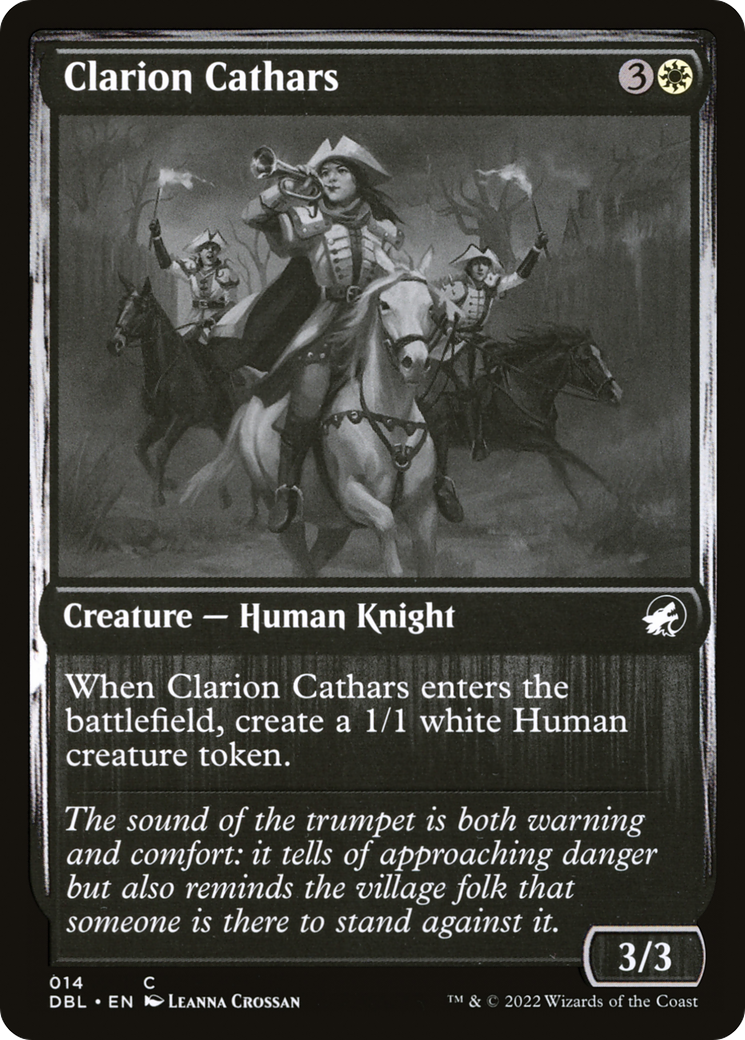 {C} Clarion Cathars [Innistrad: Double Feature][DBL 014]