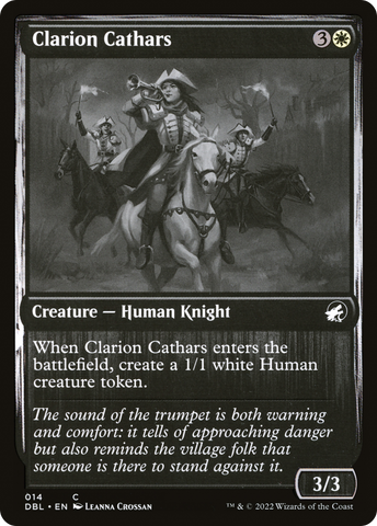 {C} Clarion Cathars [Innistrad: Double Feature][DBL 014]