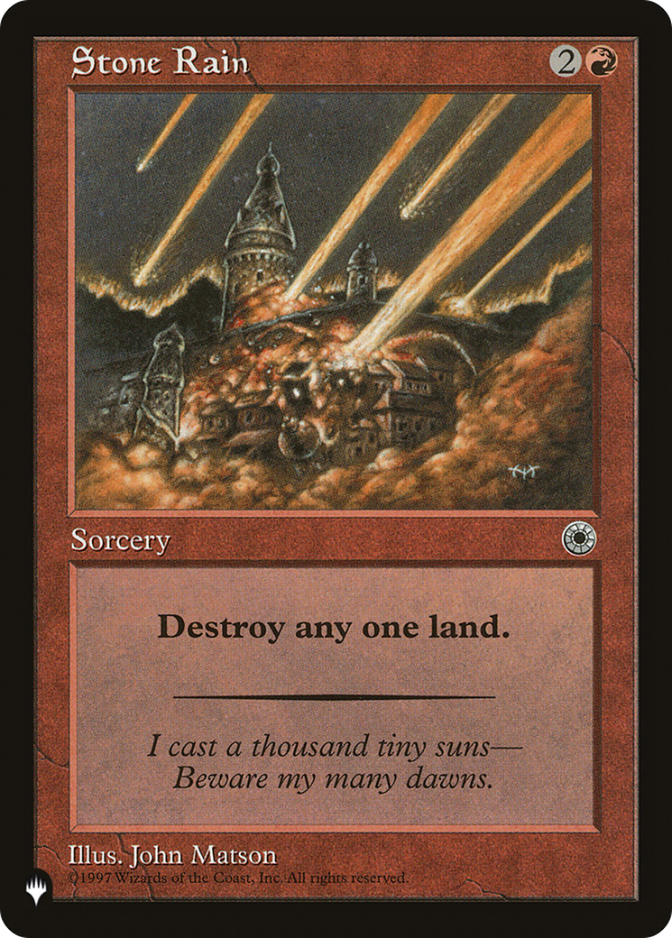 Stone Rain [LIST POR-151]