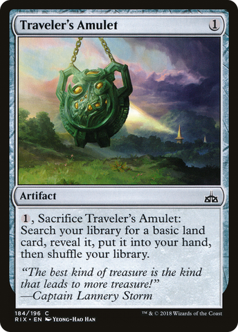 {C} Traveler's Amulet [Rivals of Ixalan][RIX 184]