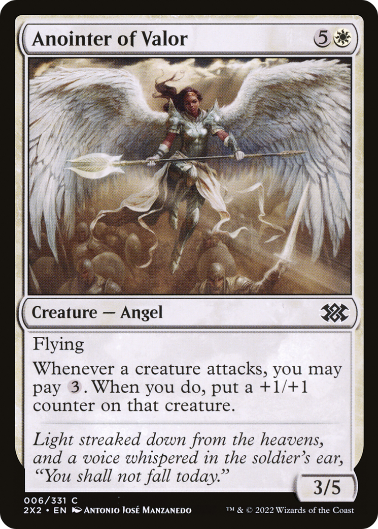 {C} Anointer of Valor [Double Masters 2022][2X2 006]