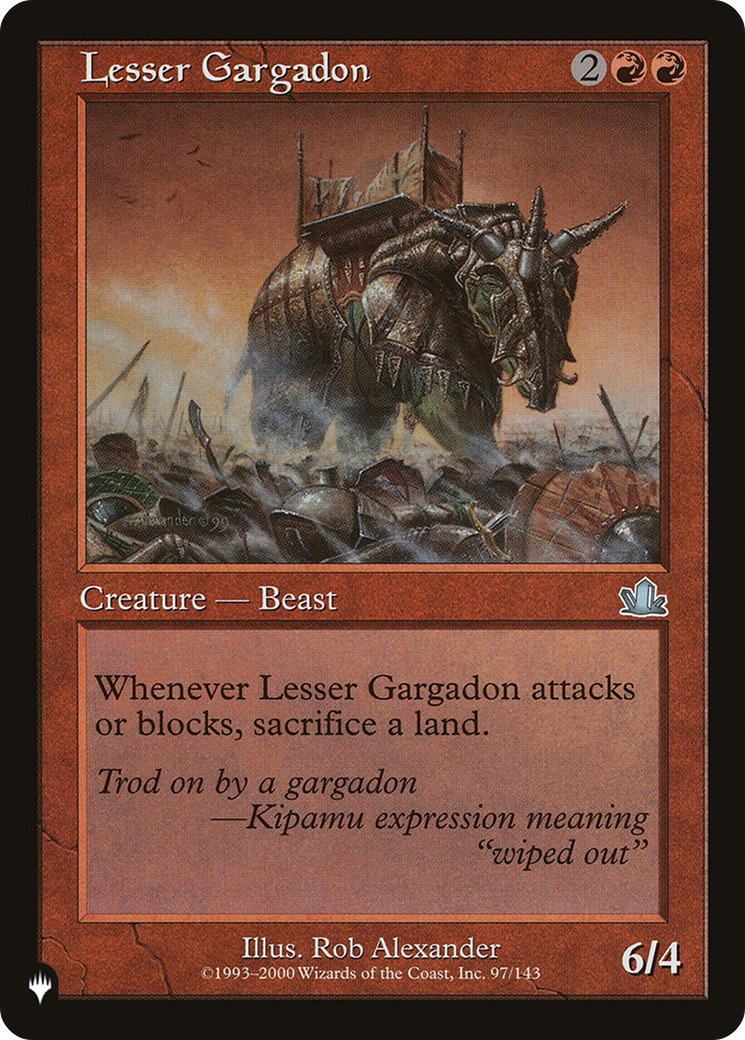 Lesser Gargadon [LIST 97/143]