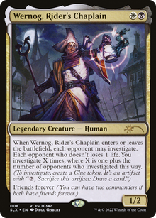 {R} Wernog, Rider's Chaplain [Secret Lair: Universes Within][SLX 008]