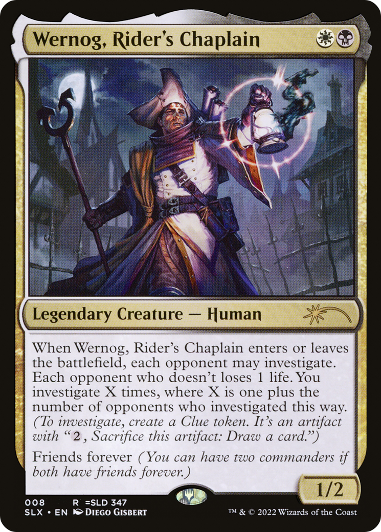 {R} Wernog, Rider's Chaplain [Secret Lair: Universes Within][SLX 008]