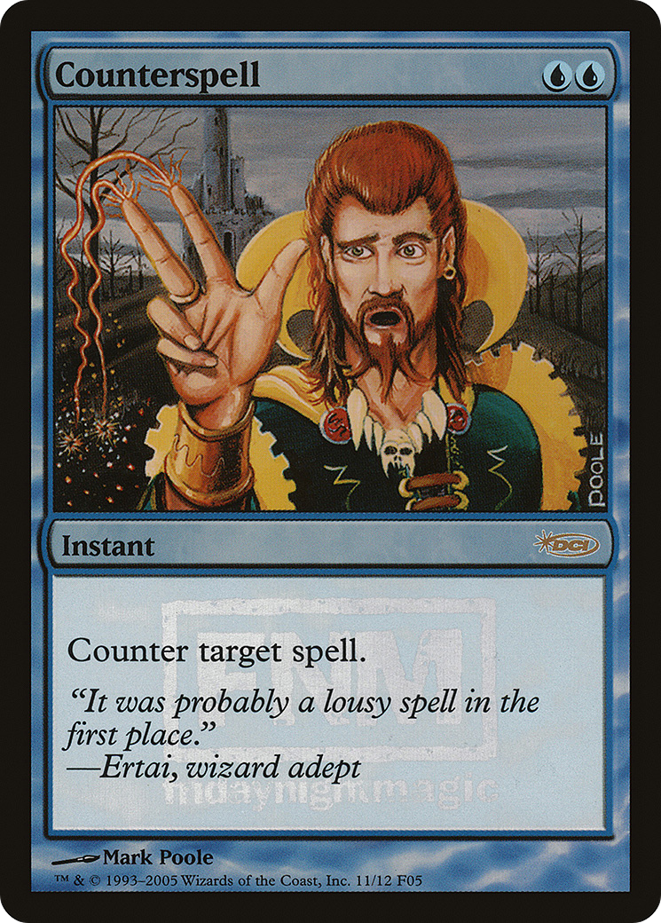 {R} Counterspell [Friday Night Magic 2005][PA F05 011]