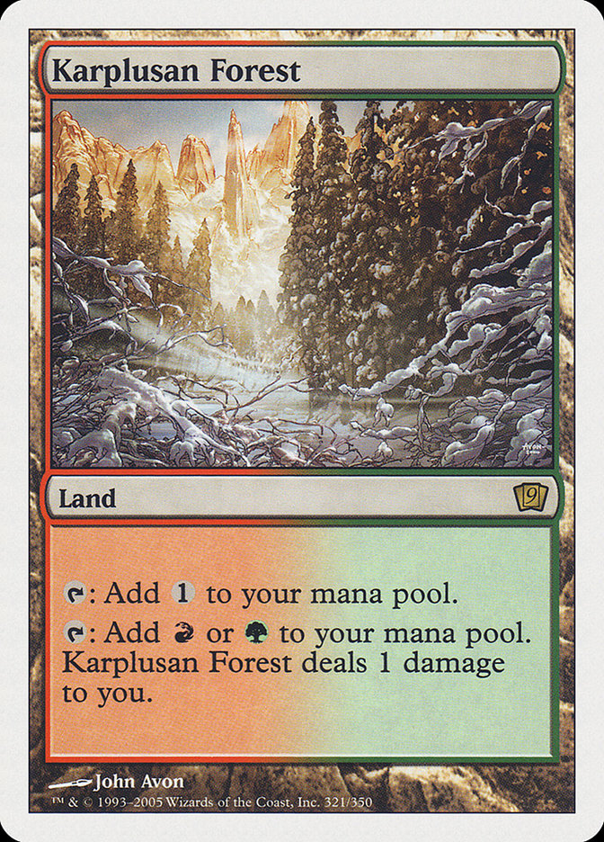 {R} Karplusan Forest [Ninth Edition][9ED 321]