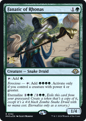 {R} Fanatic of Rhonas [Modern Horizons 3 Prerelese Promos][PR PMH3 152]