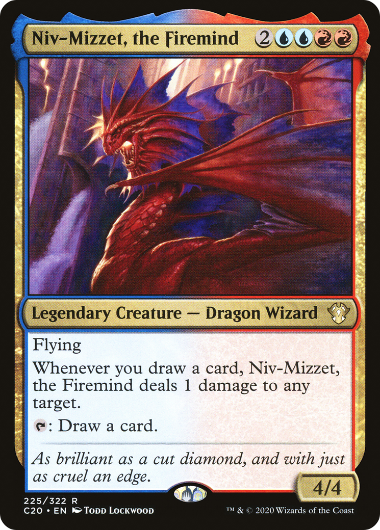 {R} Niv-Mizzet, the Firemind [Commander 2020][C20 225]