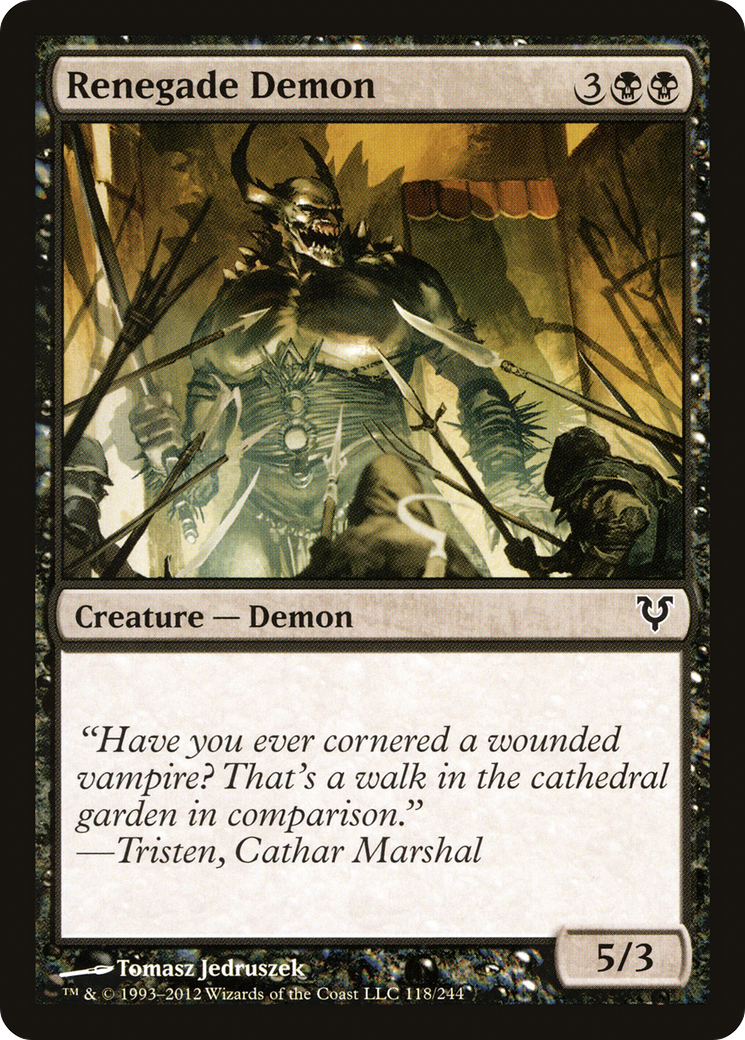 {C} Renegade Demon [Avacyn Restored][AVR 118]