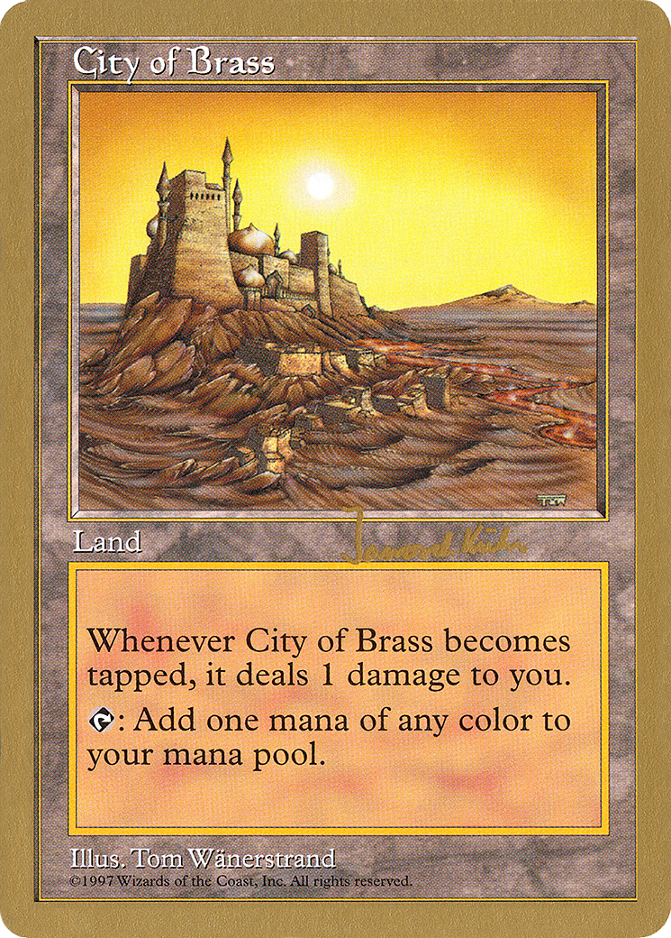 {R} City of Brass (Janosch Kuhn) [World Championship Decks 1997][GB WC97 JK413]