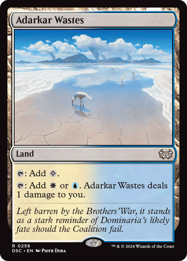{R} Adarkar Wastes [Duskmourn: House of Horror Commander][DSC 258]