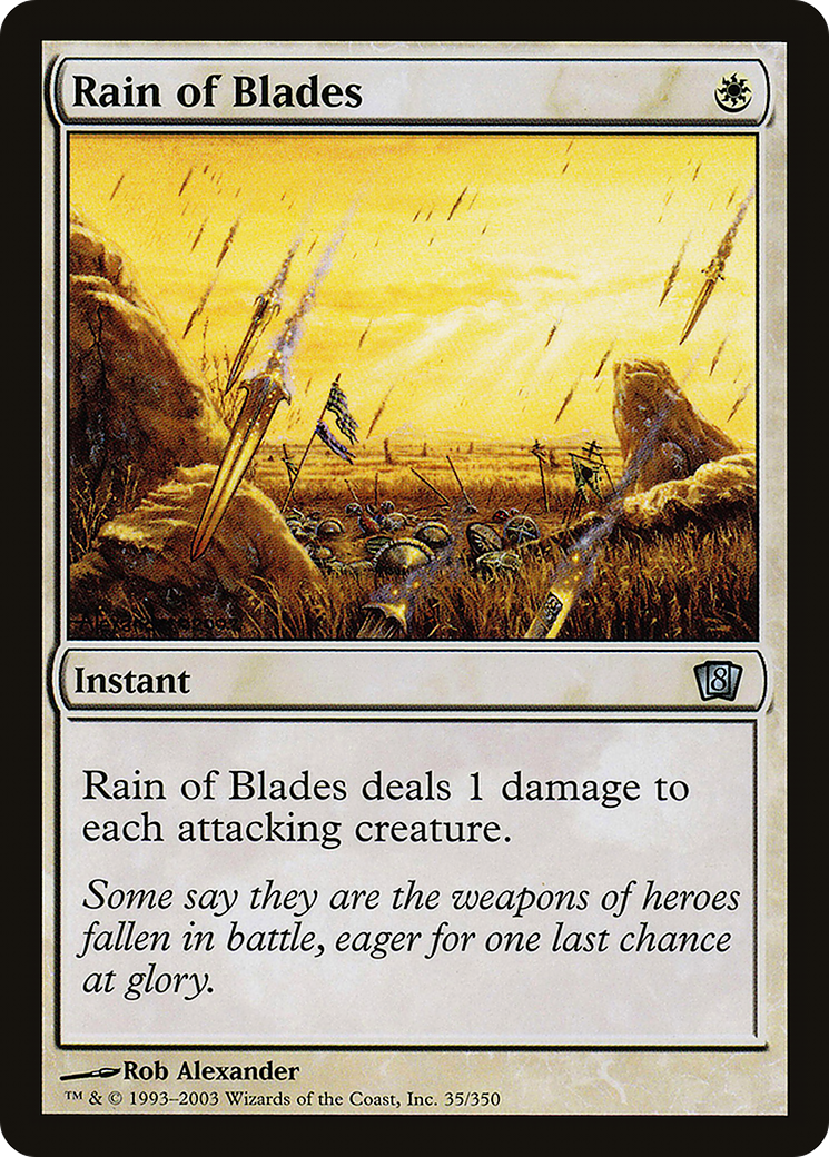 {C} Rain of Blades [Eighth Edition][8ED 035]