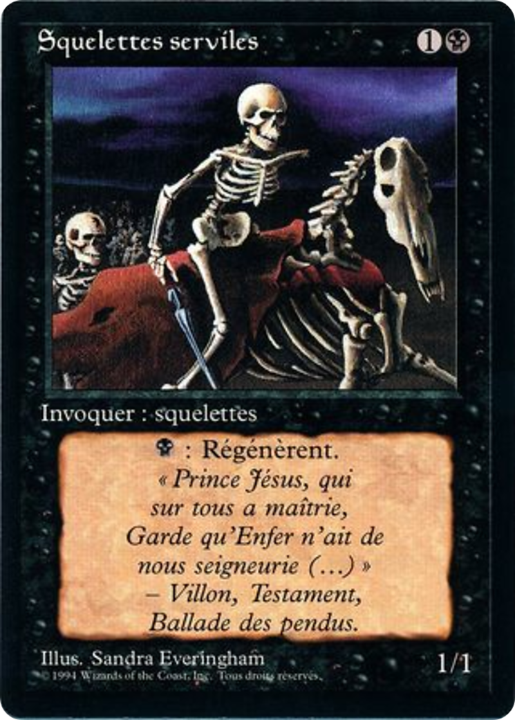 {F} Drudge Skeletons [Foreign Black Border][FBB 3ED 107]