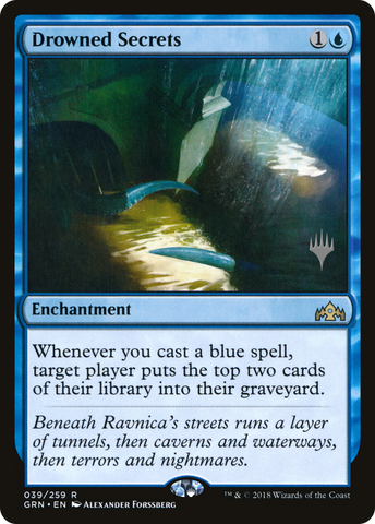 {R} Drowned Secrets (Promo Pack) [Guilds of Ravnica Promos][PP GRN 039]