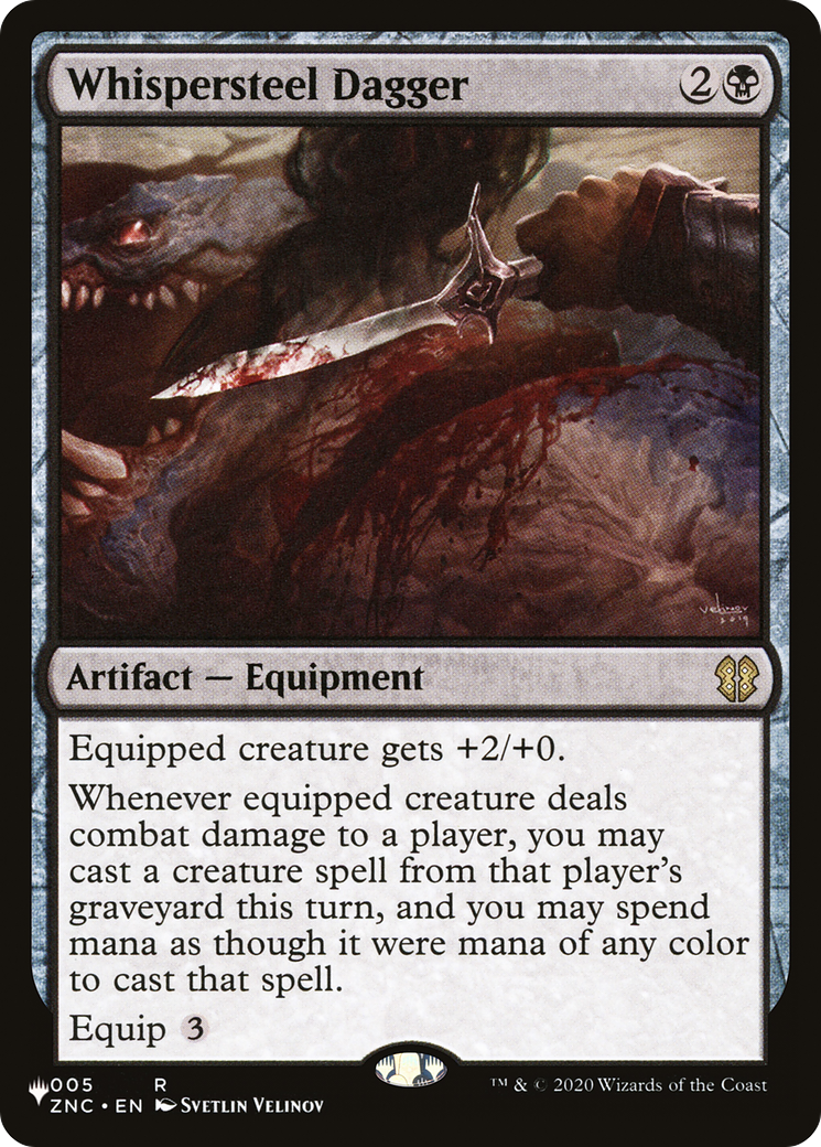 Whispersteel Dagger [LIST ZNC-5]