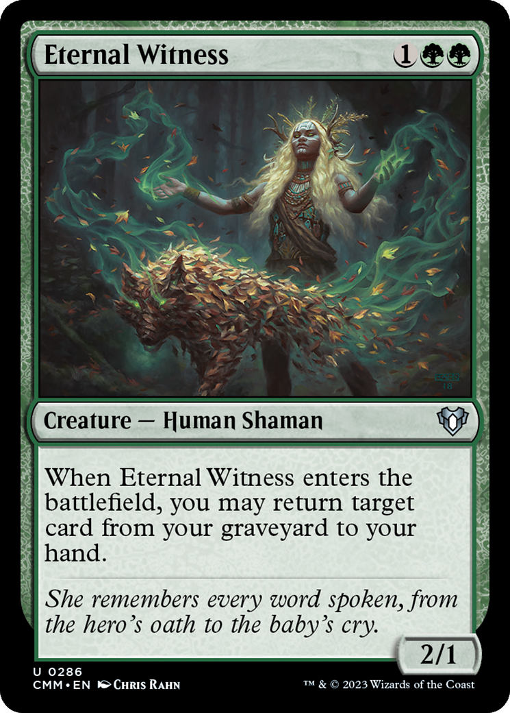 {C} Eternal Witness [Commander Masters][CMM 286]