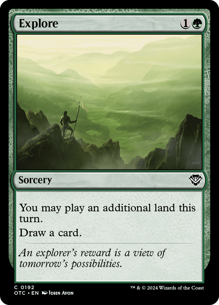{C} Explore [Outlaws of Thunder Junction Commander][OTC 192]
