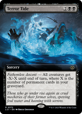 {@R} Terror Tide (Extended Art) [The Lost Caverns of Ixalan][LCI 372]