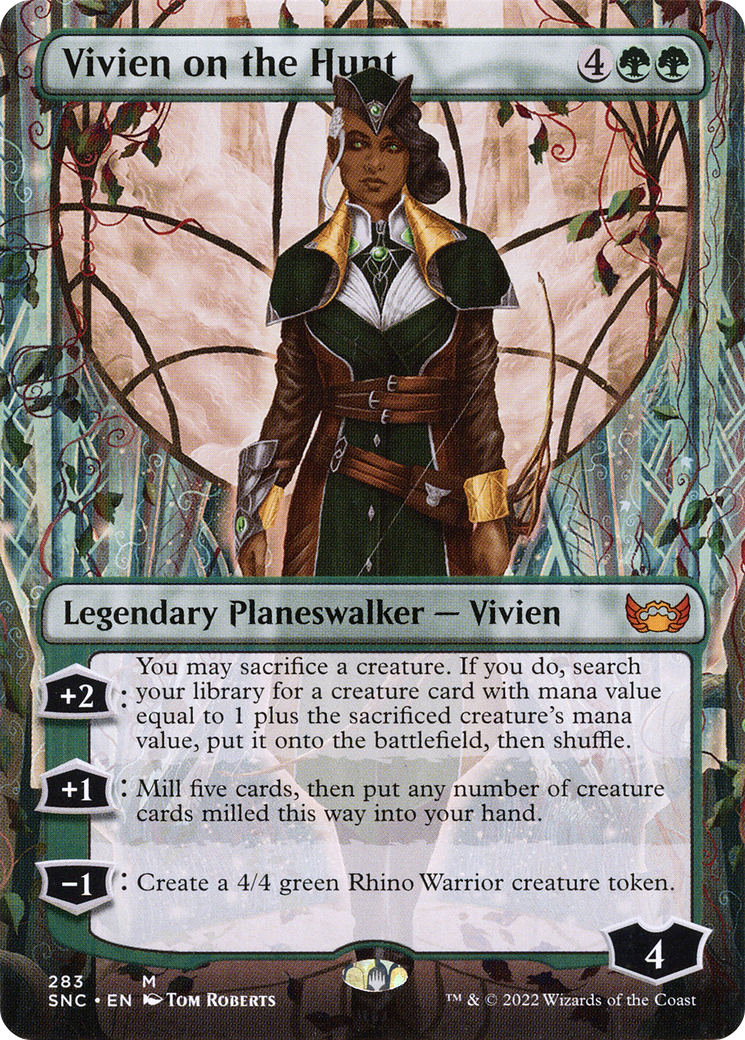 {R} Vivien on the Hunt (Borderless) [Streets of New Capenna][SNC 283]