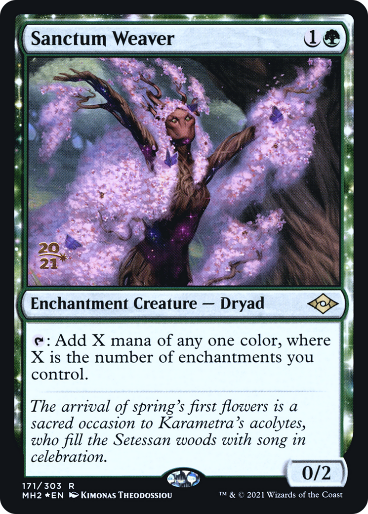 {R} Sanctum Weaver [Modern Horizons 2 Prerelease Promos][PR MH2 171]