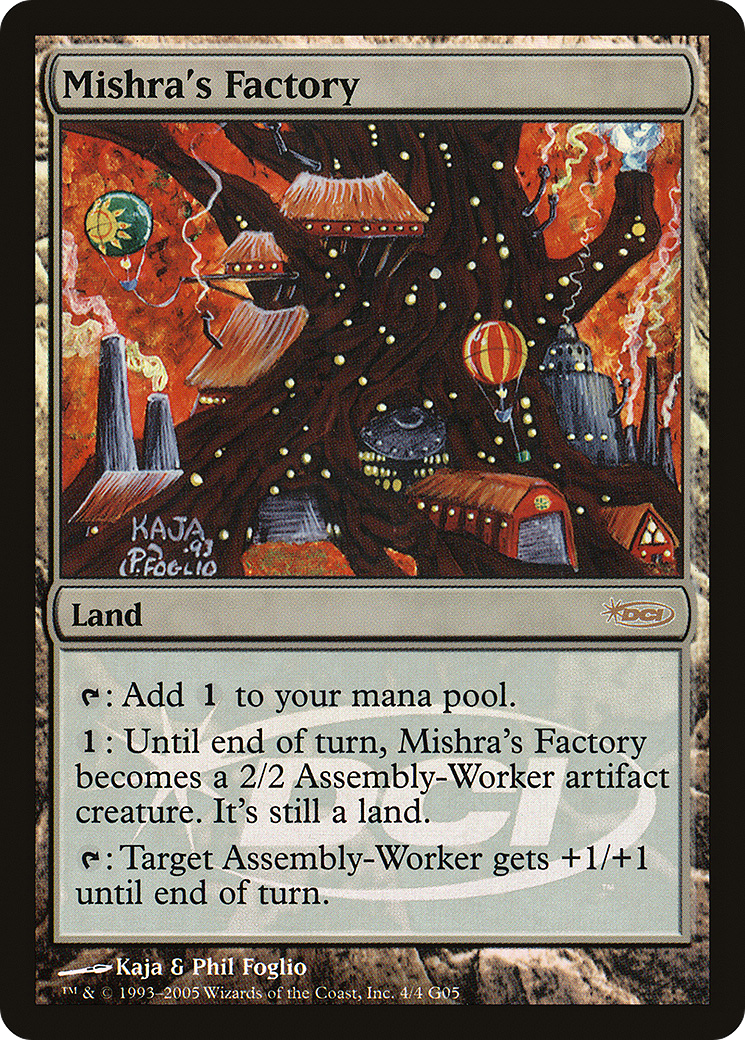 {R} Mishra's Factory [Judge Gift Cards 2005][PA J05 004] - Misty Mountain Games