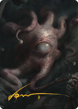 {A} Consuming Aberration Art Card (Gold-Stamped Signature) [Commander Legends: Battle for Baldur's Gate Art Series][GS ACLB 022]