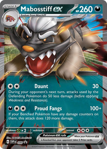 [PKM-R] Mabosstiff ex (086) [Scarlet & Violet: Black Star Promos]