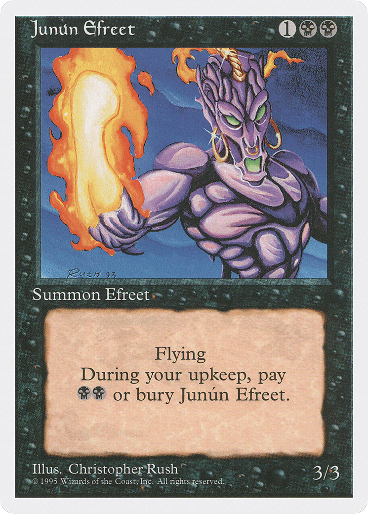 {C} Junun Efreet [Fourth Edition][4ED 143]