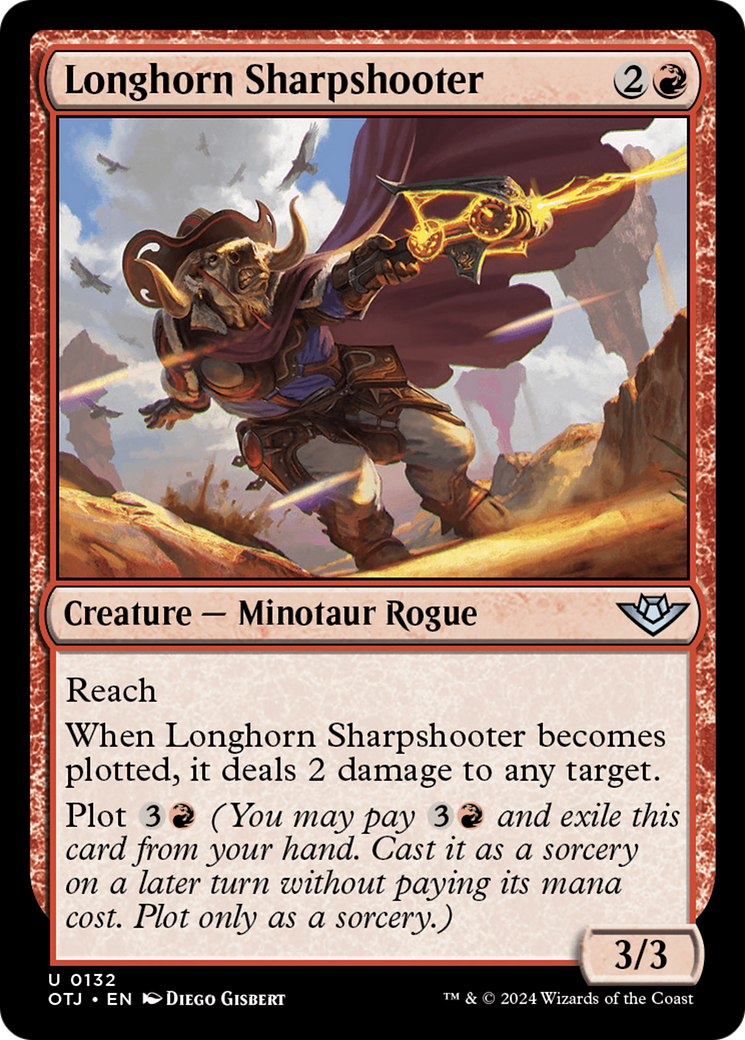 {@C} Longhorn Sharpshooter [Outlaws of Thunder Junction][OTJ 132]