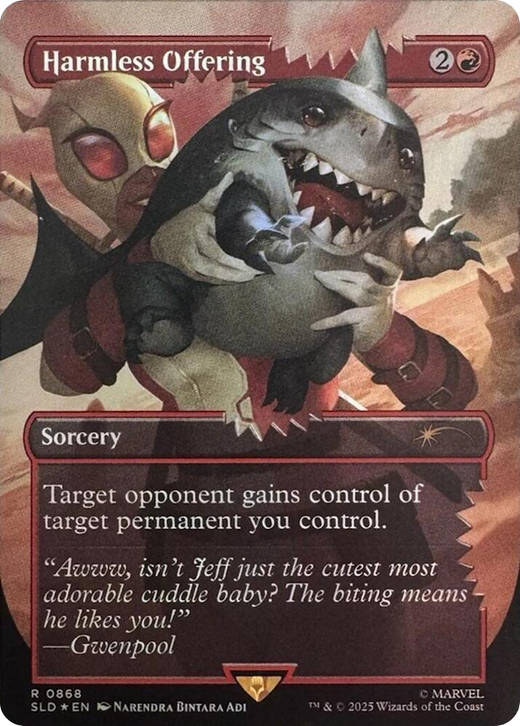 Harmless Offering (Rainbow Foil) [SLD 868]  (Borderless) Foil