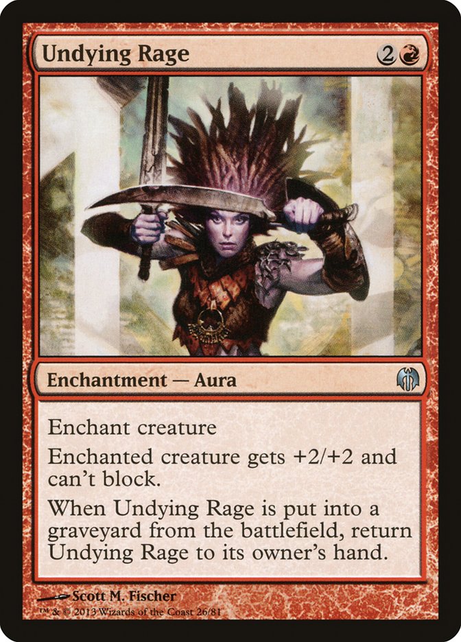 {C} Undying Rage [Duel Decks: Heroes vs. Monsters][DDL 026]