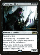 {R} Phylactery Lich [Core Set 2019 Prerelease Promos][PR M19 113]