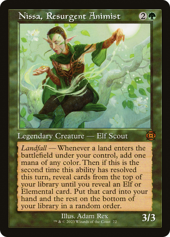 {R} Nissa, Resurgent Animist (Retro) [March of the Machine: The Aftermath][MAT 072]
