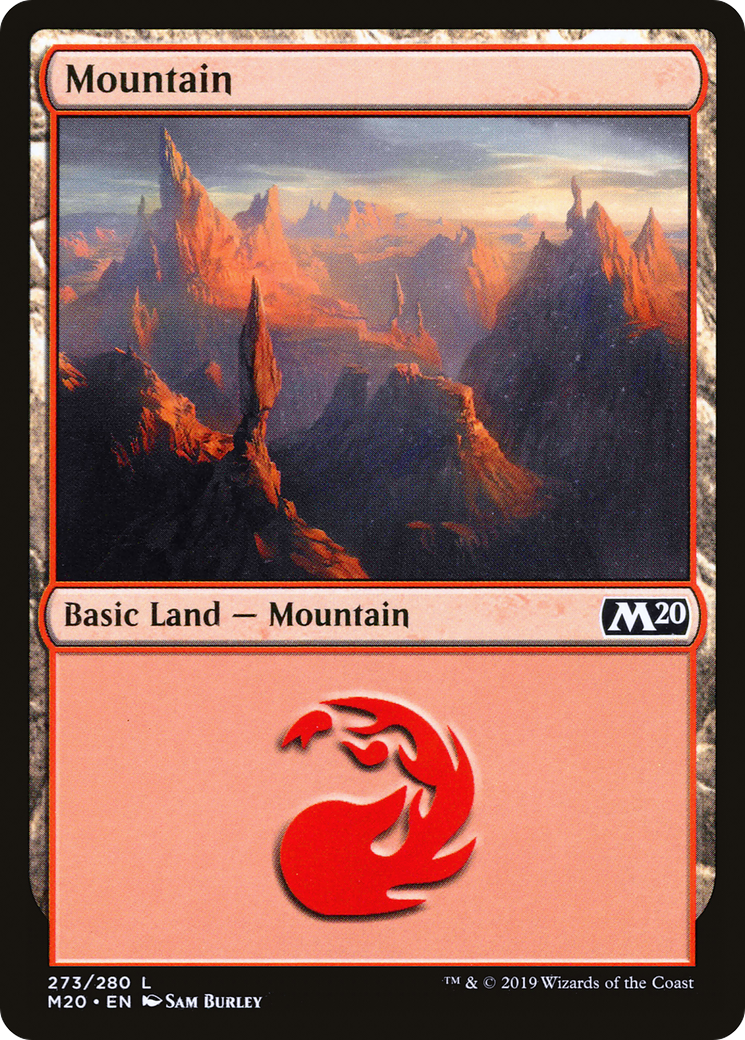{B}[M20 273] Mountain (273) [Core Set 2020]