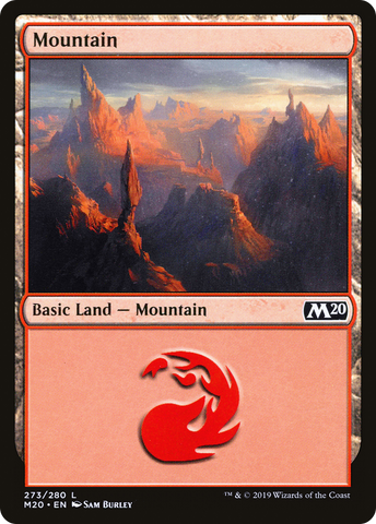 {B}[M20 273] Mountain (273) [Core Set 2020]