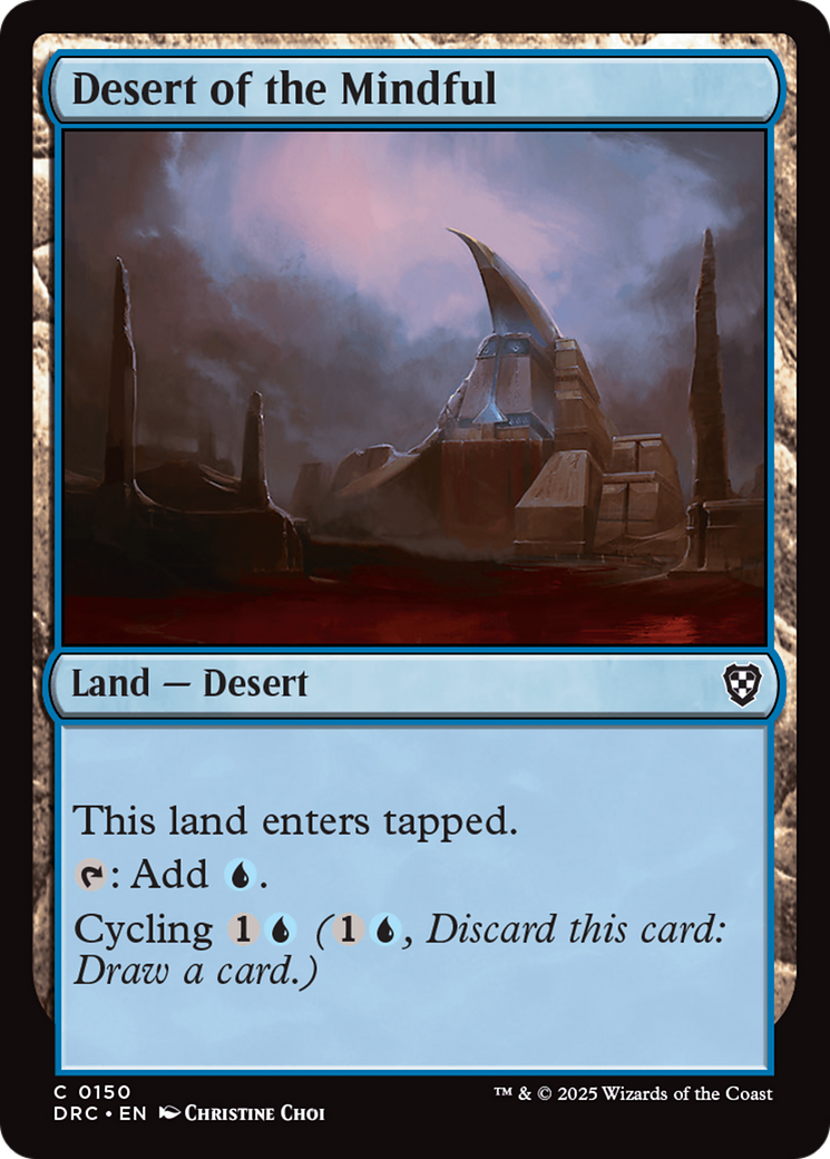 {C} Desert of the Mindful [Aetherdrift Commander][DRC 150]