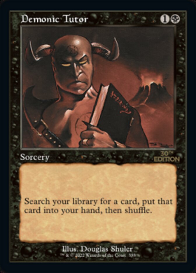 {C} Demonic Tutor (Retro) [30th Anniversary Edition][30A 398]