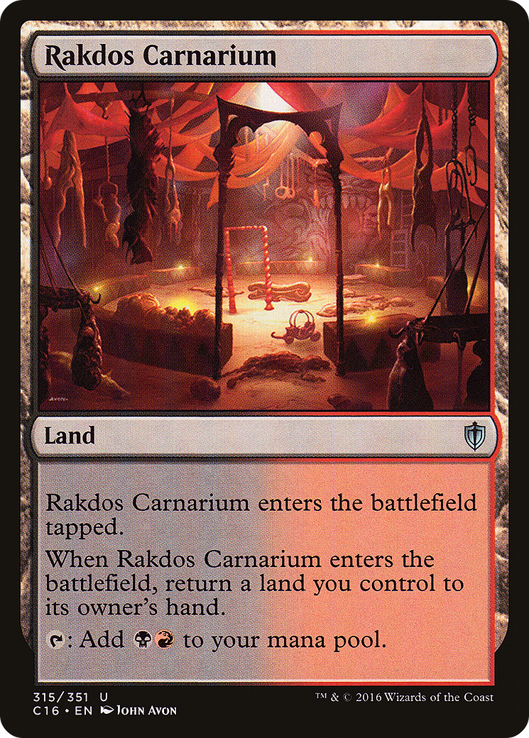 {C} Rakdos Carnarium [Commander 2016][C16 315]